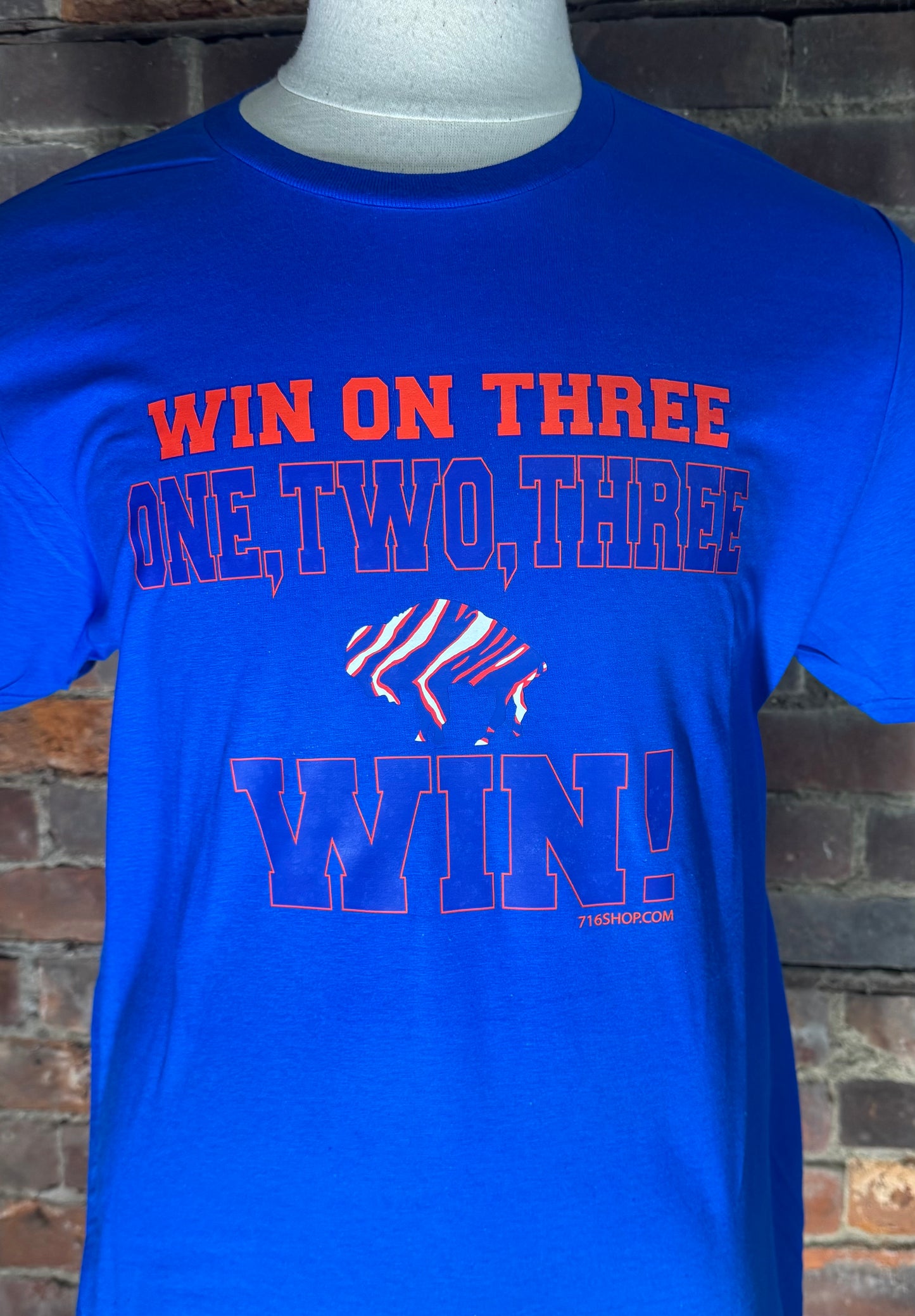 Win on three Josh Allen quote t-shirts