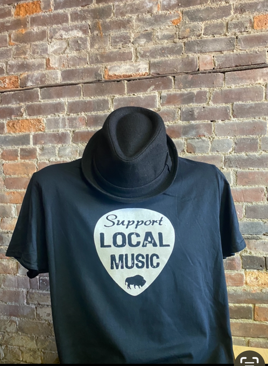 Support local music t-shirt.
