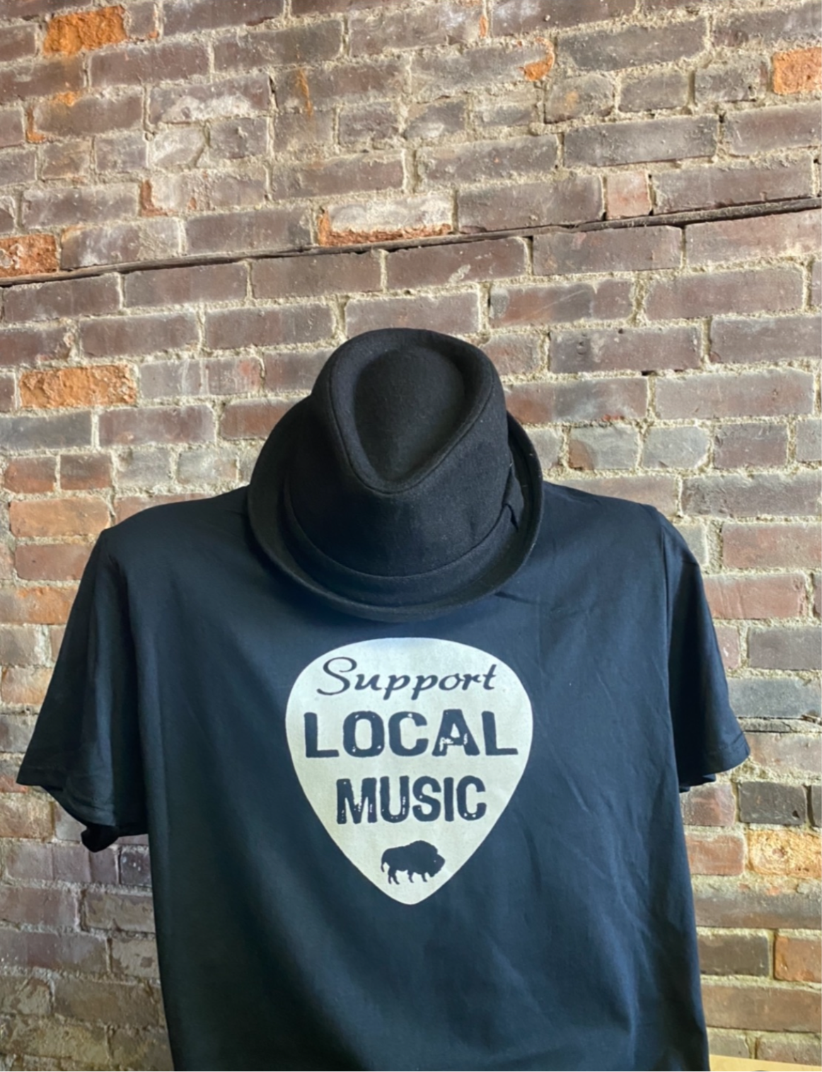 Support local music t-shirt.