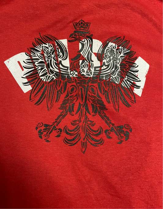 Polska with black eagle t-shirt.